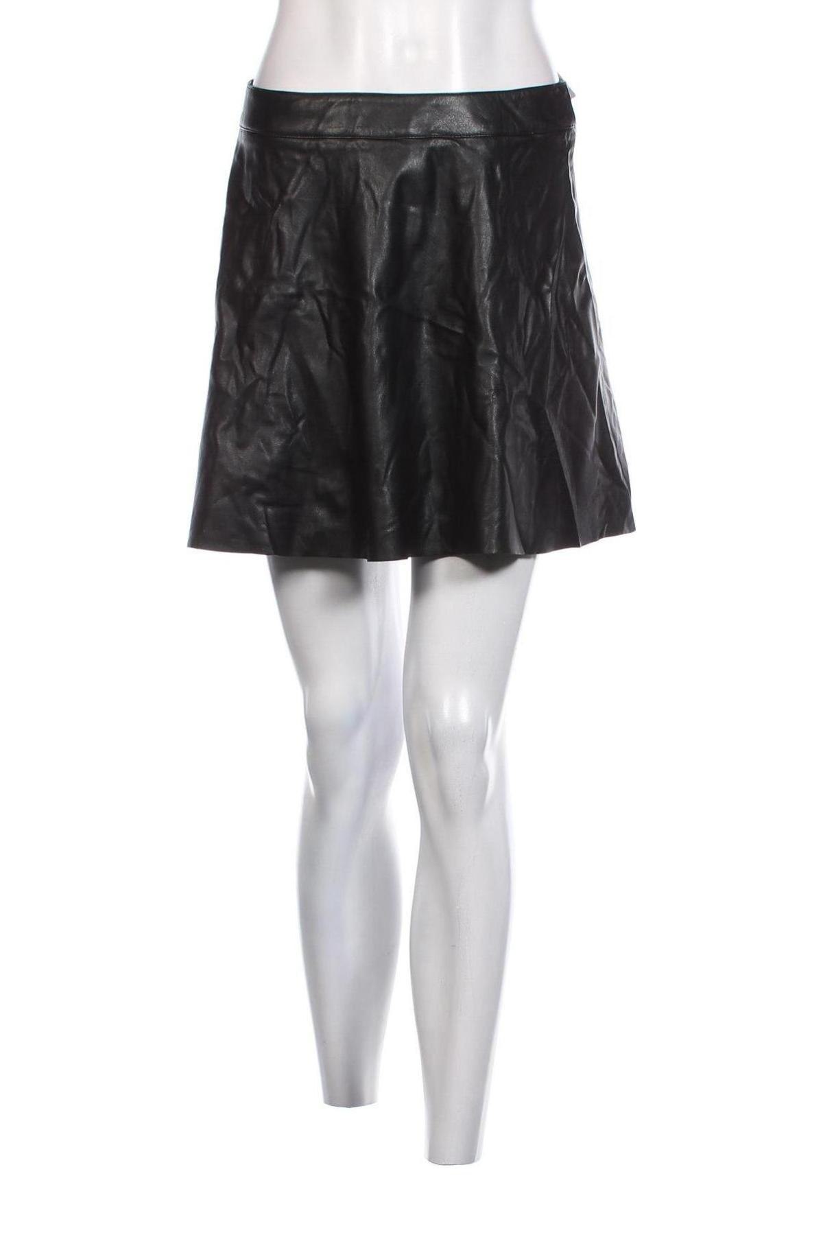 Δερμάτινη φούστα H&M Divided, Μέγεθος M, Χρώμα Μαύρο, Τιμή 2,69 €