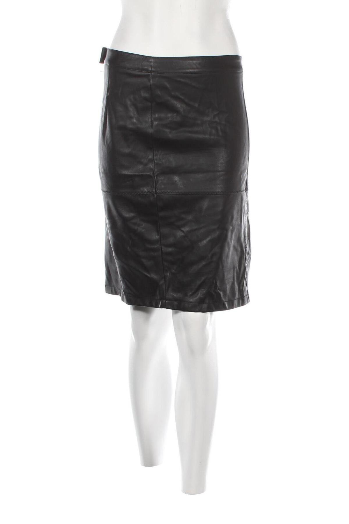Δερμάτινη φούστα VILA, Μέγεθος S, Χρώμα Μαύρο, Τιμή 12,37 €