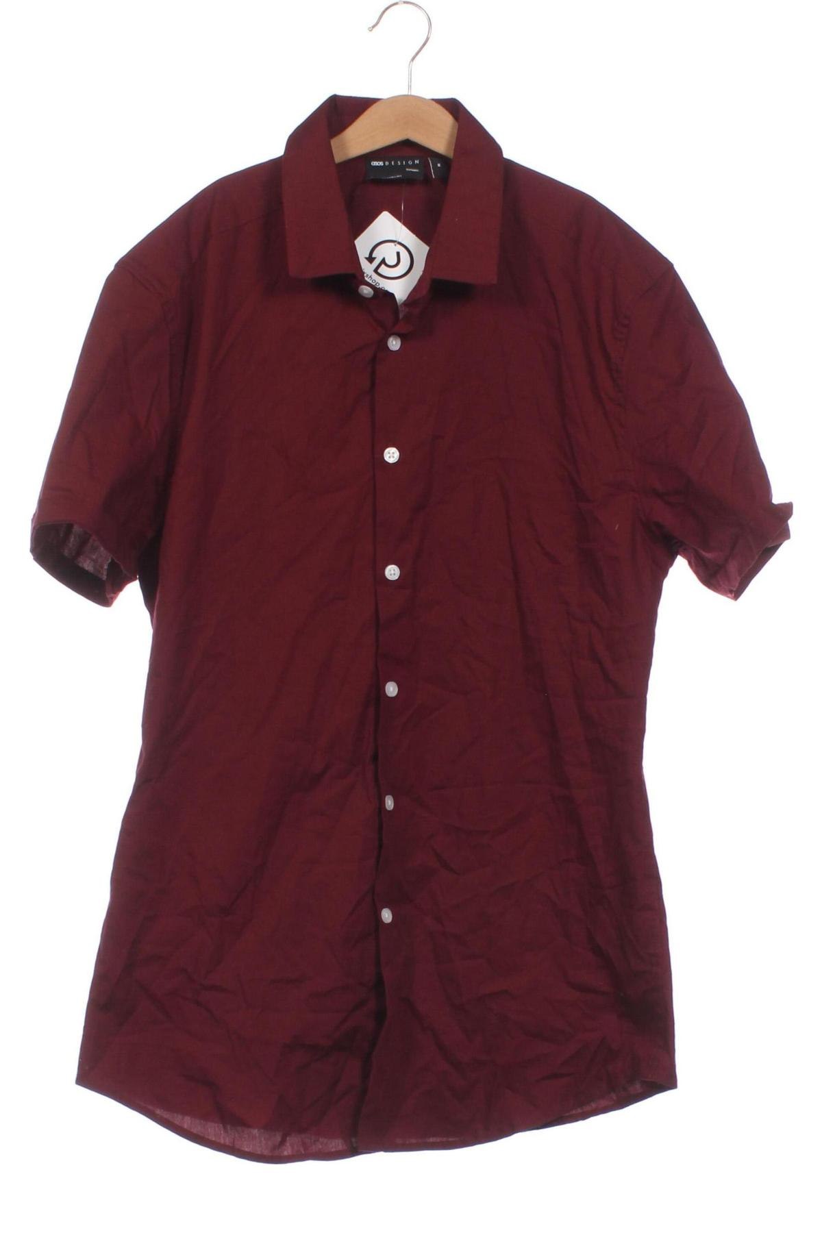Herrenhemd ASOS, Größe M, Farbe Rot, Preis 10,39 €