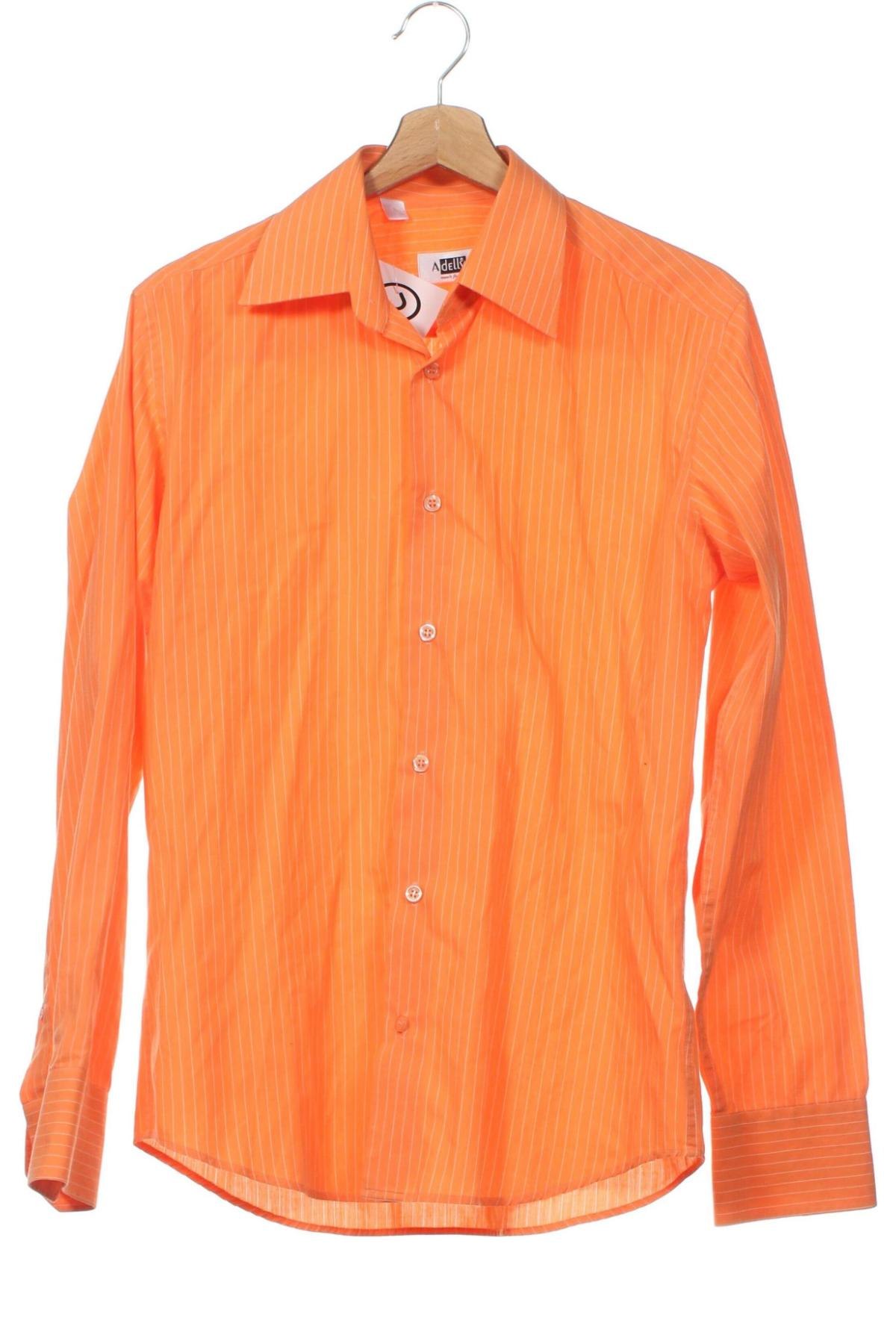 Herrenhemd Adelly, Größe S, Farbe Orange, Preis 13,30 €