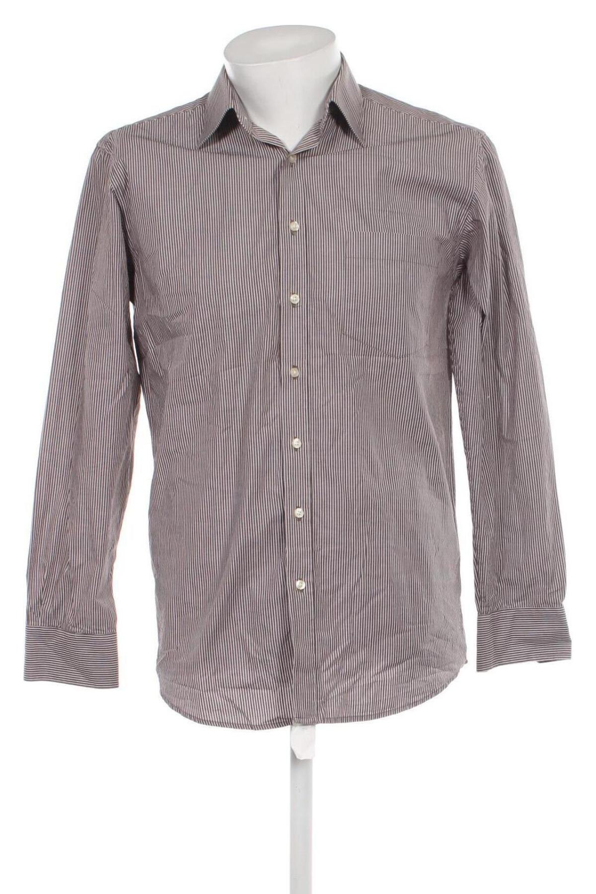 Ανδρικό πουκάμισο C.Comberti, Μέγεθος M, Χρώμα Καφέ, Τιμή 2,69 €