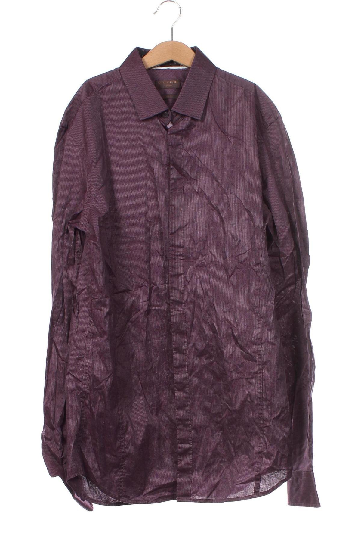 Ανδρικό πουκάμισο S.Oliver, Μέγεθος S, Χρώμα Βιολετί, Τιμή 2,67 €