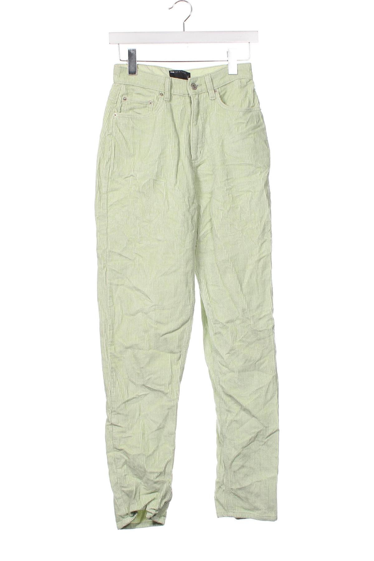 Pantaloni raiați de bărbați ASOS, Mărime XS, Culoare Verde, Preț 18,12 Lei