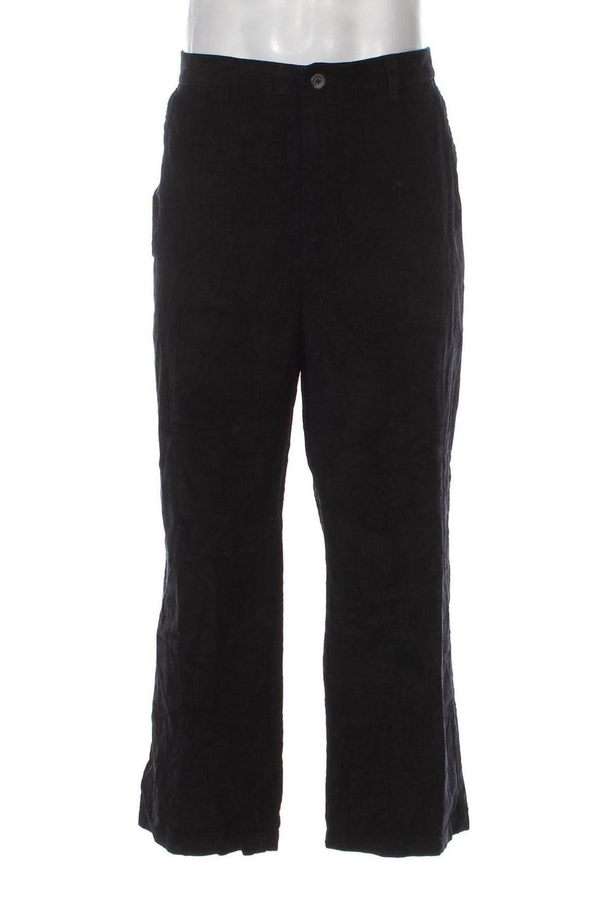 Ανδρικό κοτλέ παντελόνι Croft & Barrow, Μέγεθος XL, Χρώμα Μαύρο, Τιμή 17,94 €
