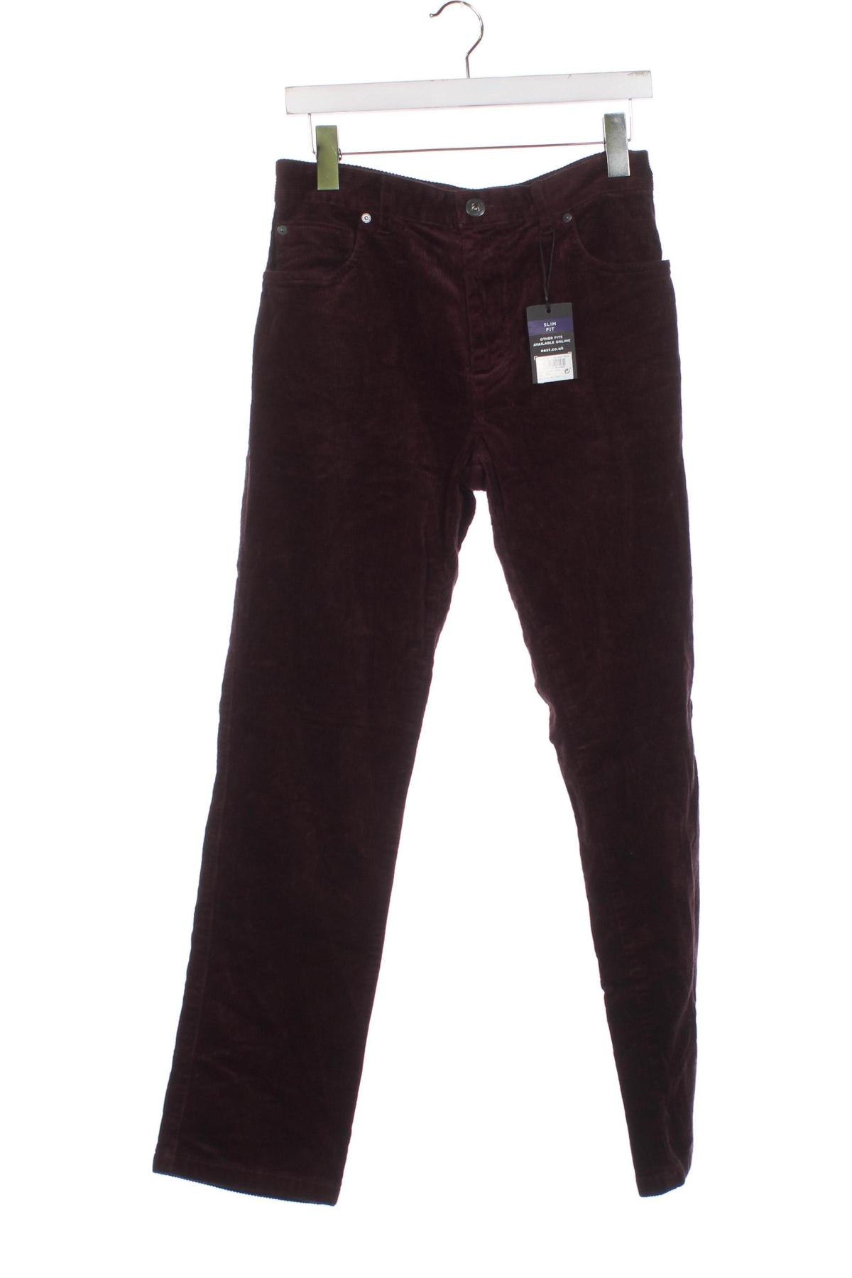 Pantaloni raiați de bărbați Next, Mărime S, Culoare Roșu, Preț 286,18 Lei