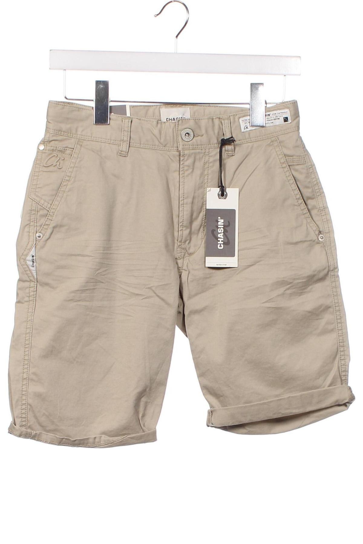 Pantaloni scurți de bărbați Chasin', Mărime XS, Culoare Bej, Preț 31,48 Lei