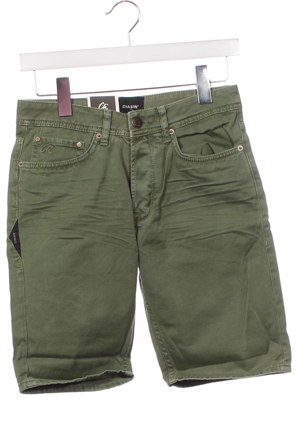 Ανδρικό κοντό παντελόνι Chasin', Μέγεθος XS, Χρώμα Πράσινο, Τιμή 11,21 €