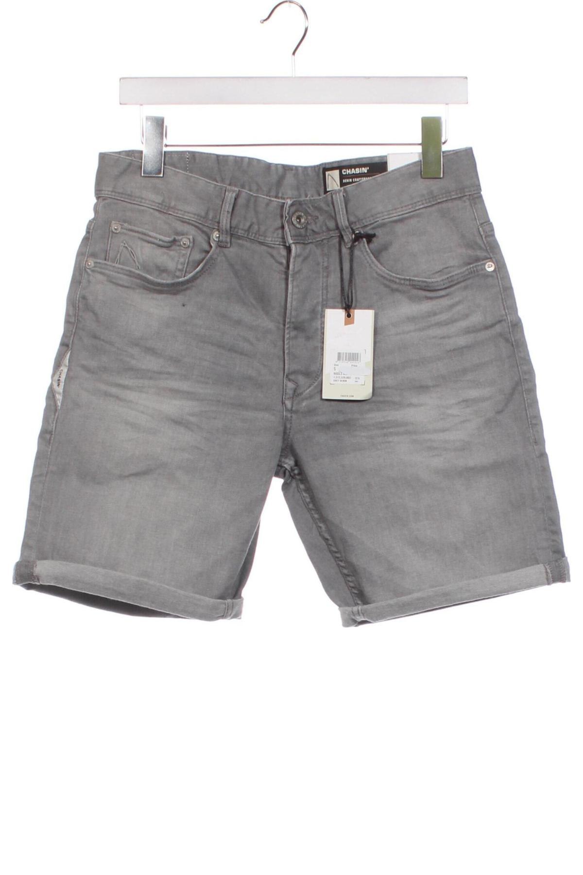 Pantaloni scurți de bărbați Chasin', Mărime S, Culoare Gri, Preț 286,18 Lei