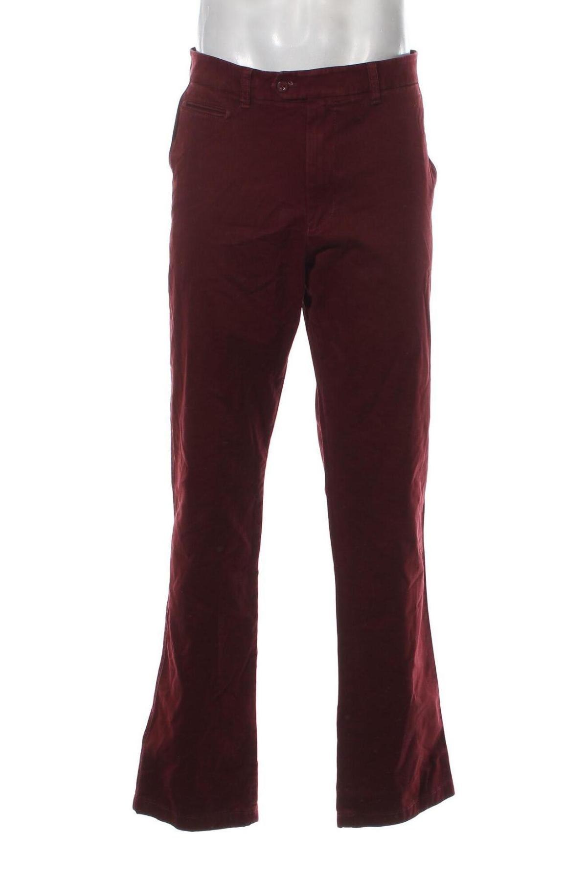 Мъжки панталон Brax, Размер L, Цвят Червен, Цена 9,24 лв.