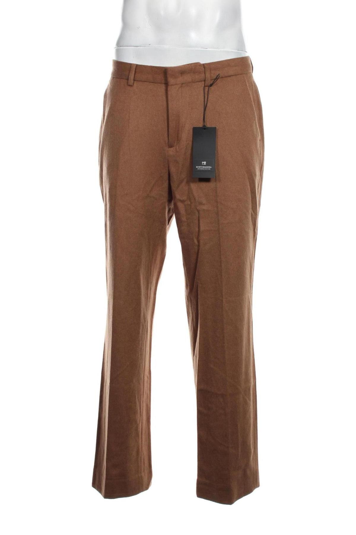 Pantaloni de bărbați Scotch & Soda, Mărime L, Culoare Maro, Preț 219,90 Lei