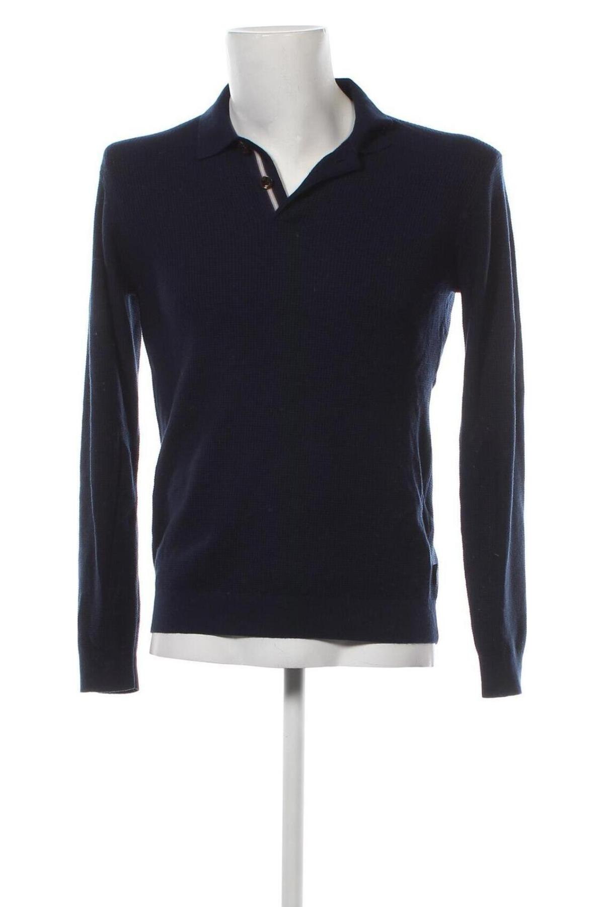 Ανδρικό πουλόβερ Ted Baker, Μέγεθος M, Χρώμα Μπλέ, Τιμή 117,01 €