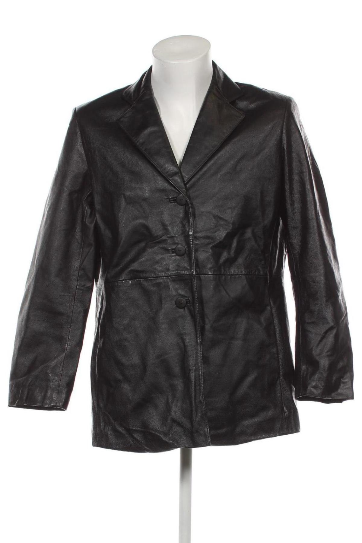 Ανδρικό δερμάτινο μπουφάν Bernardo, Μέγεθος XL, Χρώμα Μαύρο, Τιμή 21,45 €