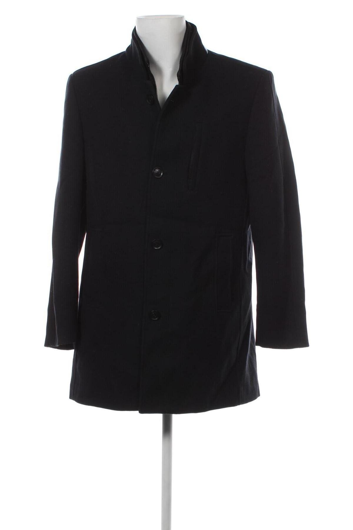 Ανδρικά παλτό Engbers, Μέγεθος L, Χρώμα Μπλέ, Τιμή 68,38 €