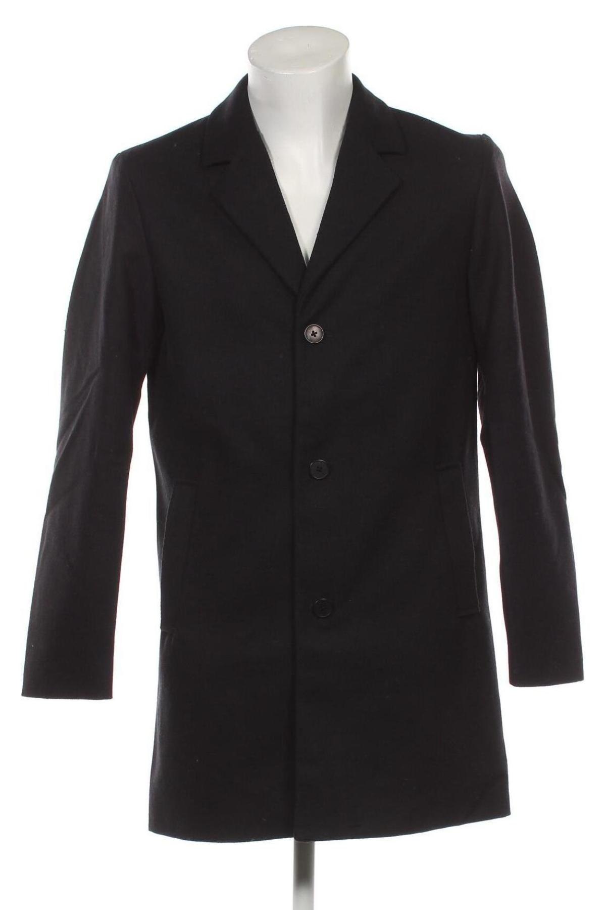 Ανδρικά παλτό Jack & Jones, Μέγεθος M, Χρώμα Μπλέ, Τιμή 25,36 €