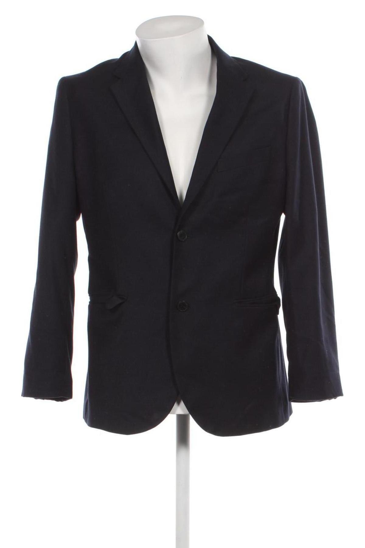 Ανδρικό σακάκι H&M, Μέγεθος L, Χρώμα Μπλέ, Τιμή 12,52 €
