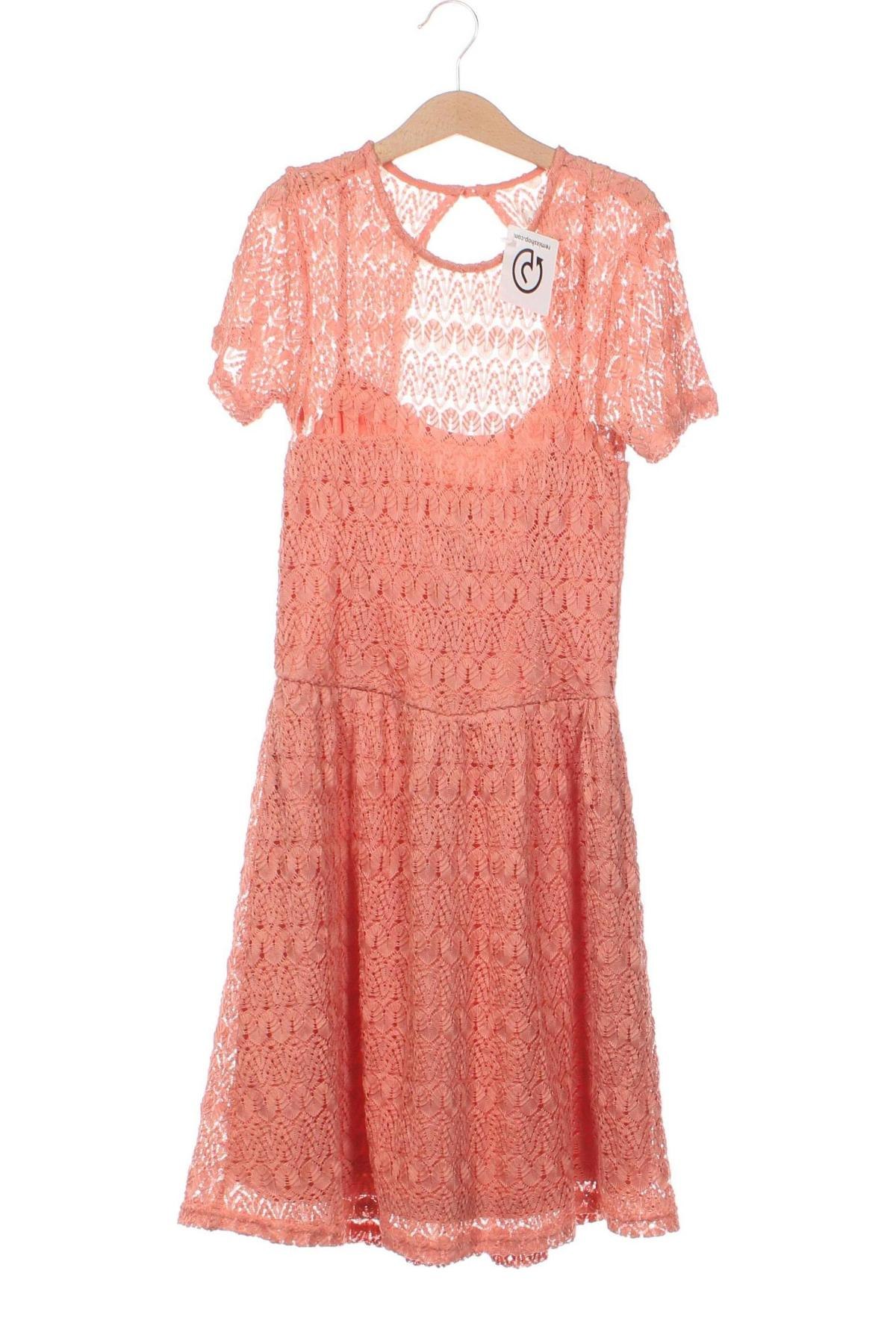 Kleid Amisu, Größe XS, Farbe Orange, Preis 3,43 €