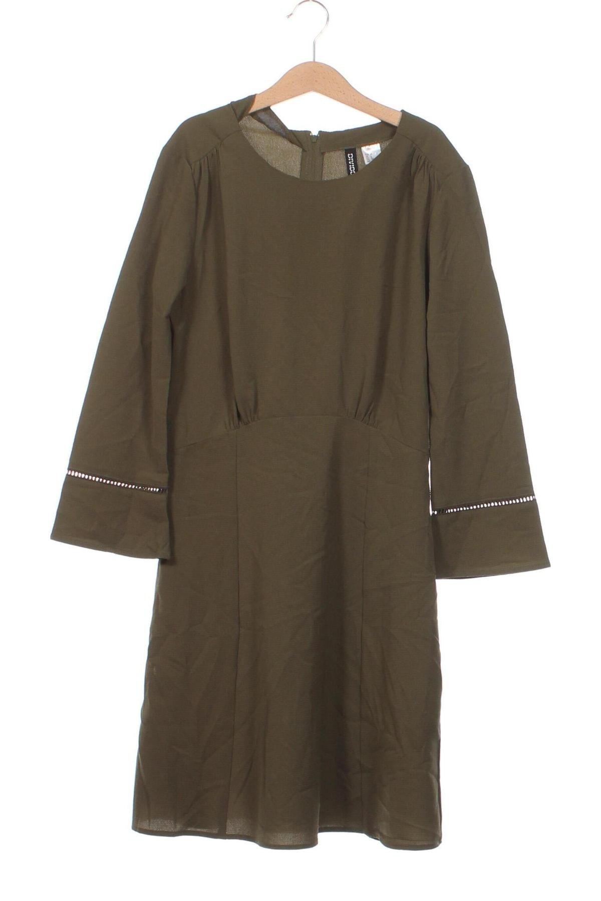 Kleid H&M Divided, Größe XXS, Farbe Grün, Preis € 2,22