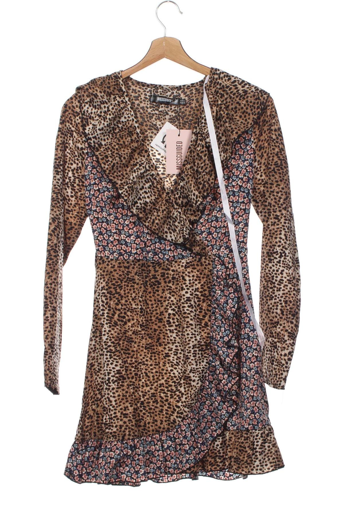 Kleid Missguided, Größe XS, Farbe Mehrfarbig, Preis 5,45 €