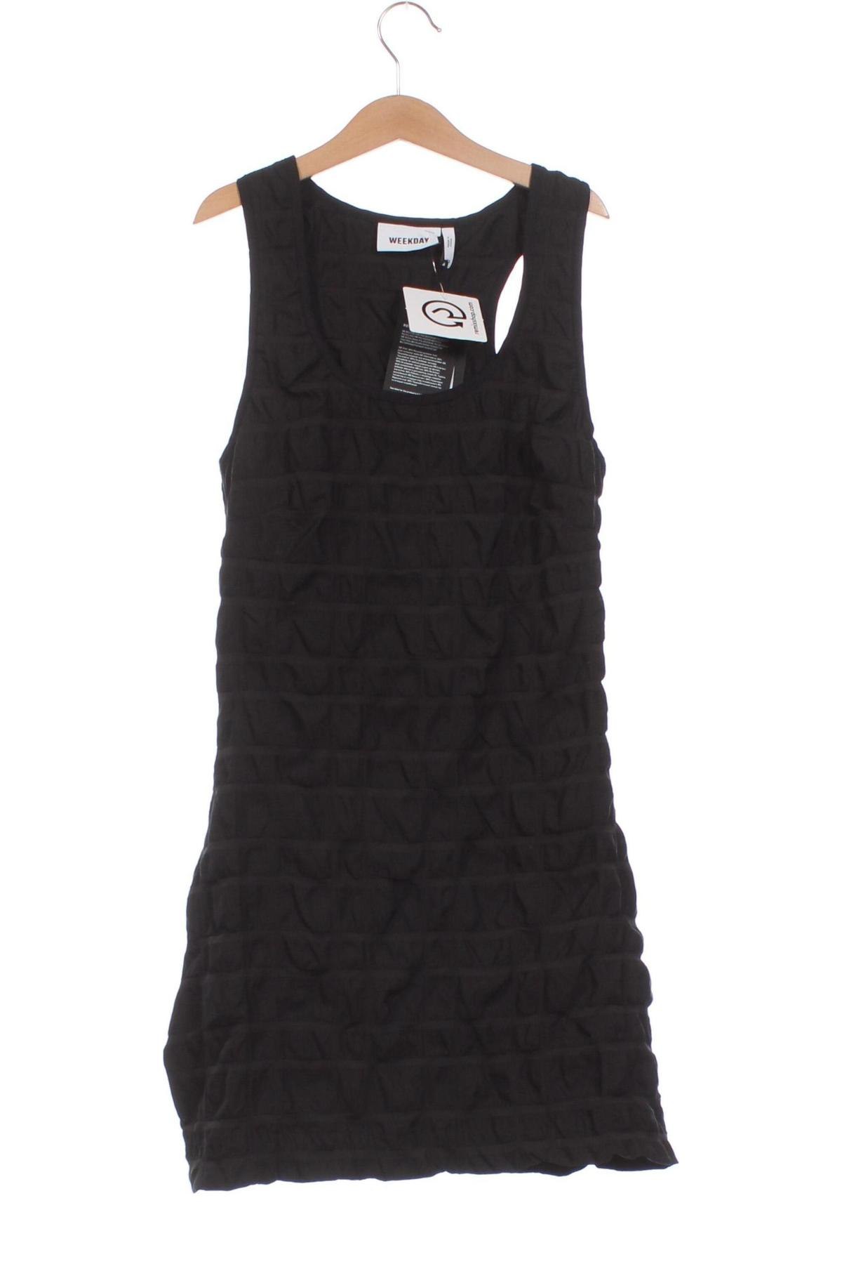 Kleid Weekday, Größe XS, Farbe Schwarz, Preis € 7,01