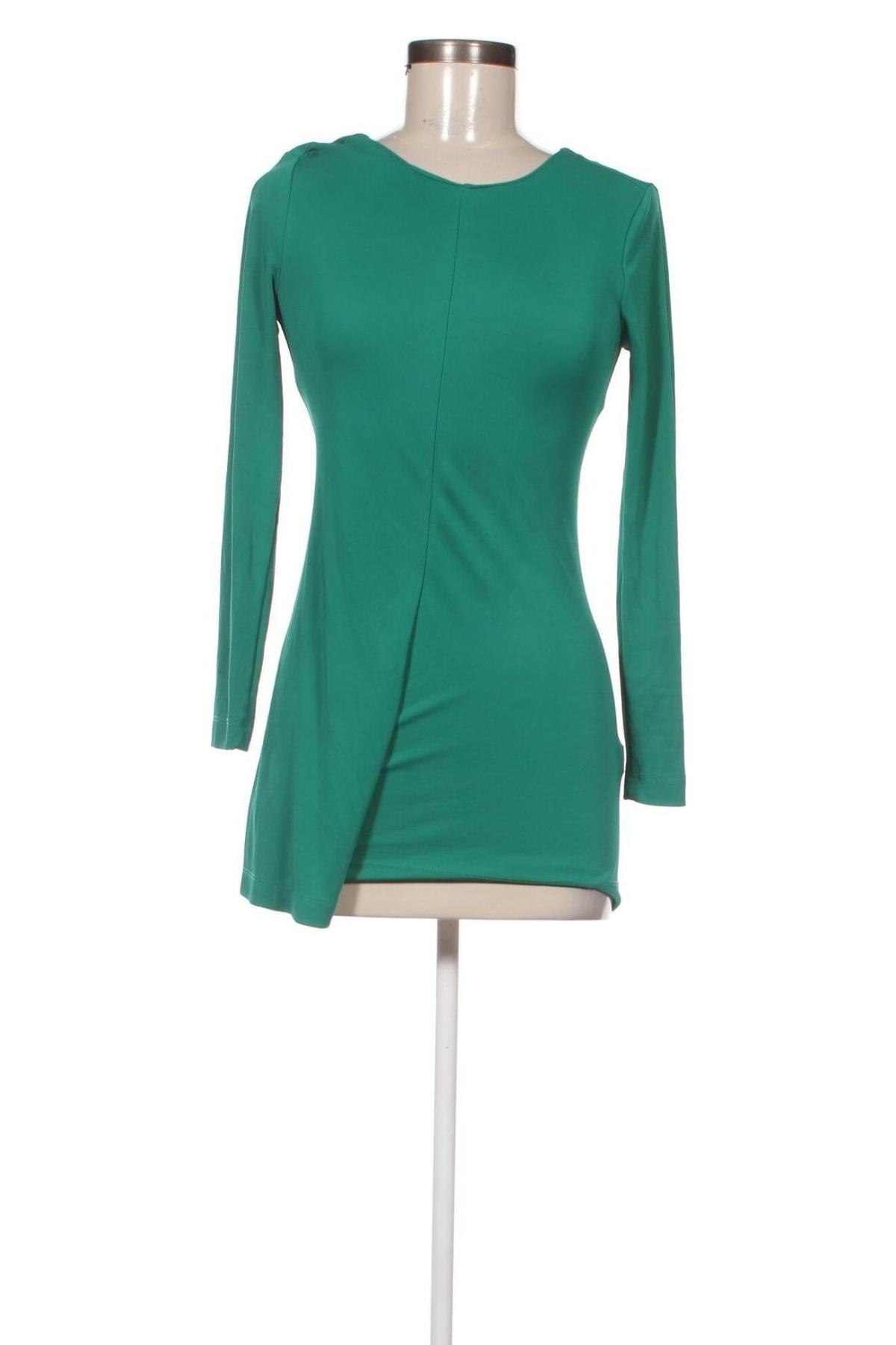 Рокля Zara Trafaluc, Размер XS, Цвят Зелен, Цена 5,76 лв.