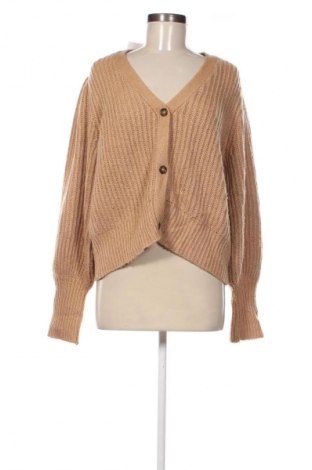 Damen Strickjacke Kaffe, Größe L, Farbe Beige, Preis 16,99 €