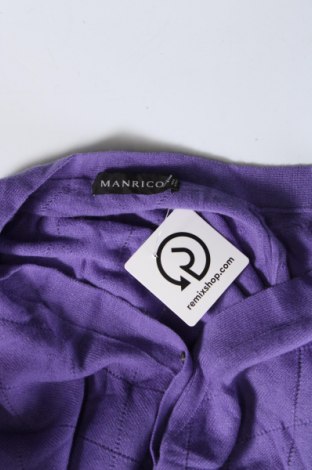 Дамска жилетка Manrico Cashmere, Размер M, Цвят Лилав, Цена 169,49 лв.