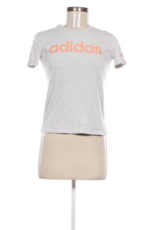 Damen T-Shirt Adidas, Größe S, Farbe Grau, Preis 13,81 €