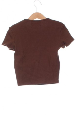 Damen T-Shirt Bershka, Größe XS, Farbe Braun, Preis 5,49 €