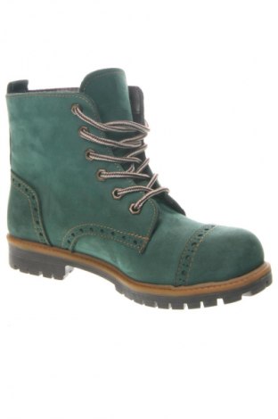 Botine de damă, Mărime 36, Culoare Verde, Preț 124,68 Lei