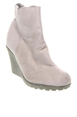 Damen Stiefeletten, Größe 35, Farbe Grau, Preis 14,99 €