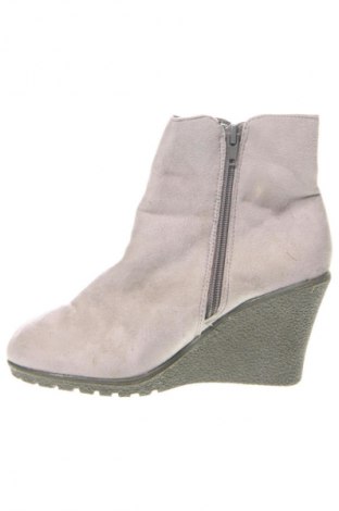 Damen Stiefeletten, Größe 35, Farbe Grau, Preis 14,99 €