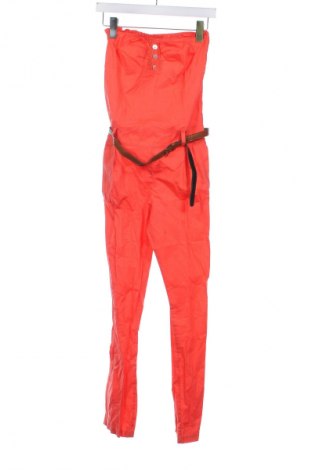 Langer Damen-Overall, Größe XXS, Farbe Orange, Preis 17,99 €