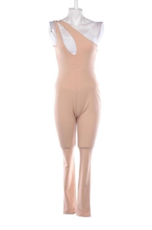 Langer Damen-Overall Missguided, Größe XL, Farbe Beige, Preis € 15,99