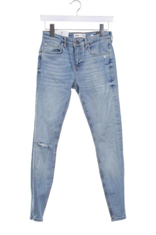 Damskie jeansy Zara, Rozmiar S, Kolor Niebieski, Cena 102,99 zł