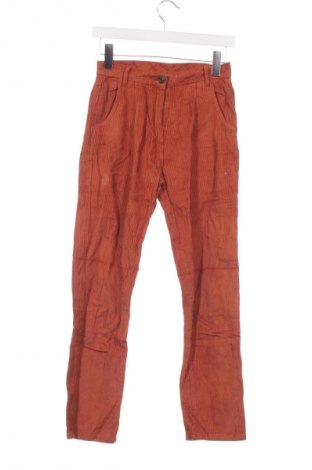 Pantaloni de velvet de femei, Mărime XS, Culoare Portocaliu, Preț 95,99 Lei