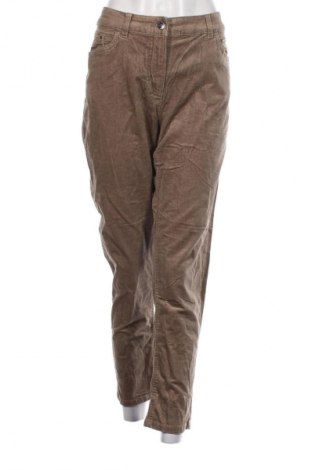 Pantaloni de velvet de femei Canda, Mărime XL, Culoare Maro, Preț 48,99 Lei