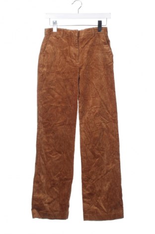 Pantaloni de velvet de femei H&M, Mărime S, Culoare Maro, Preț 95,99 Lei