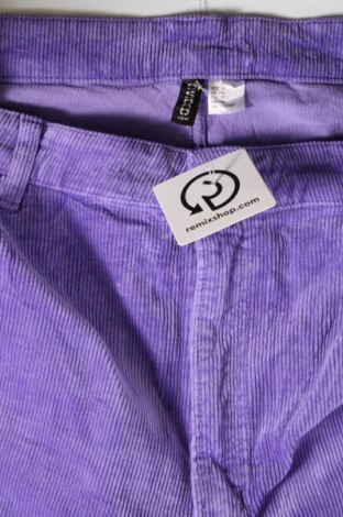 Дамски джинси H&M Divided, Размер XL, Цвят Лилав, Цена 14,99 лв.