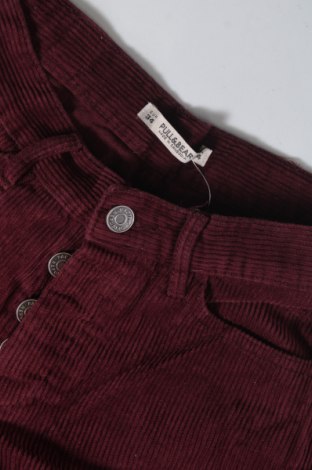 Dámske menčestráky Pull&Bear, Veľkosť XS, Farba Červená, Cena  7,95 €