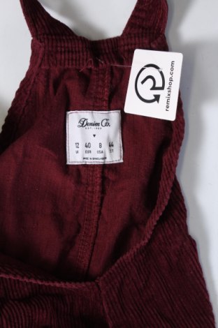 Dámská krátka kombinéza  Denim Co., Veľkosť M, Farba Červená, Cena  9,25 €