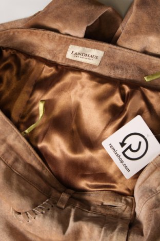 Damen Lederhose Land Haus, Größe XL, Farbe Beige, Preis € 74,99