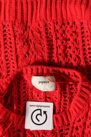 Damenpullover Papaya, Größe L, Farbe Rot, Preis € 14,83