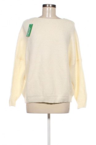 Damenpullover United Colors Of Benetton, Größe M, Farbe Weiß, Preis 47,52 €