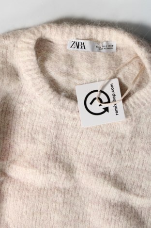 Damenpullover Zara, Größe L, Farbe Beige, Preis 18,99 €