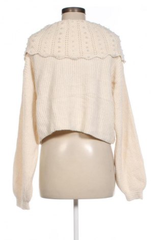 Damenpullover Zara, Größe M, Farbe Weiß, Preis 18,99 €