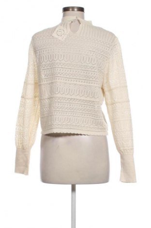 Damski sweter Zara, Rozmiar S, Kolor ecru, Cena 37,99 zł