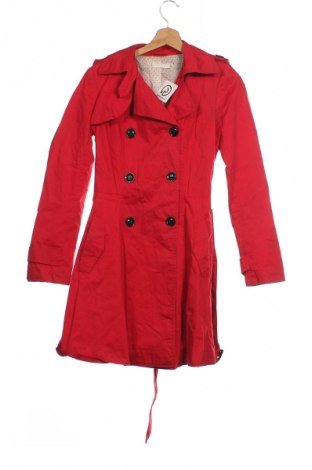 Damen Trench Coat Promod, Größe XS, Farbe Rot, Preis € 34,99