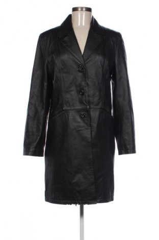 Damen Ledermantel, Größe M, Farbe Schwarz, Preis € 149,99