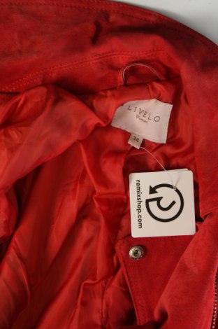 Damen Lederjacke, Größe XS, Farbe Rot, Preis € 37,99