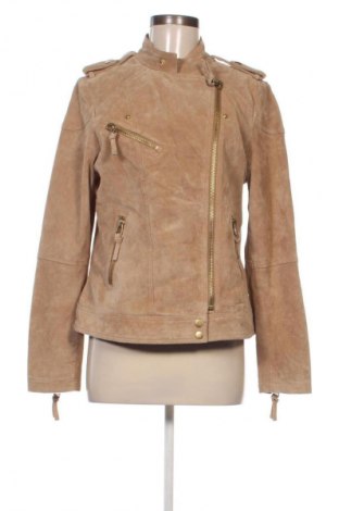 Damen Lederjacke Mango, Größe XL, Farbe Beige, Preis € 41,94